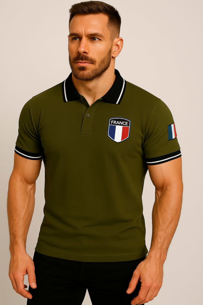 Polo kaki XXL – Style Alpha, léger & respirant - photo numéro 7