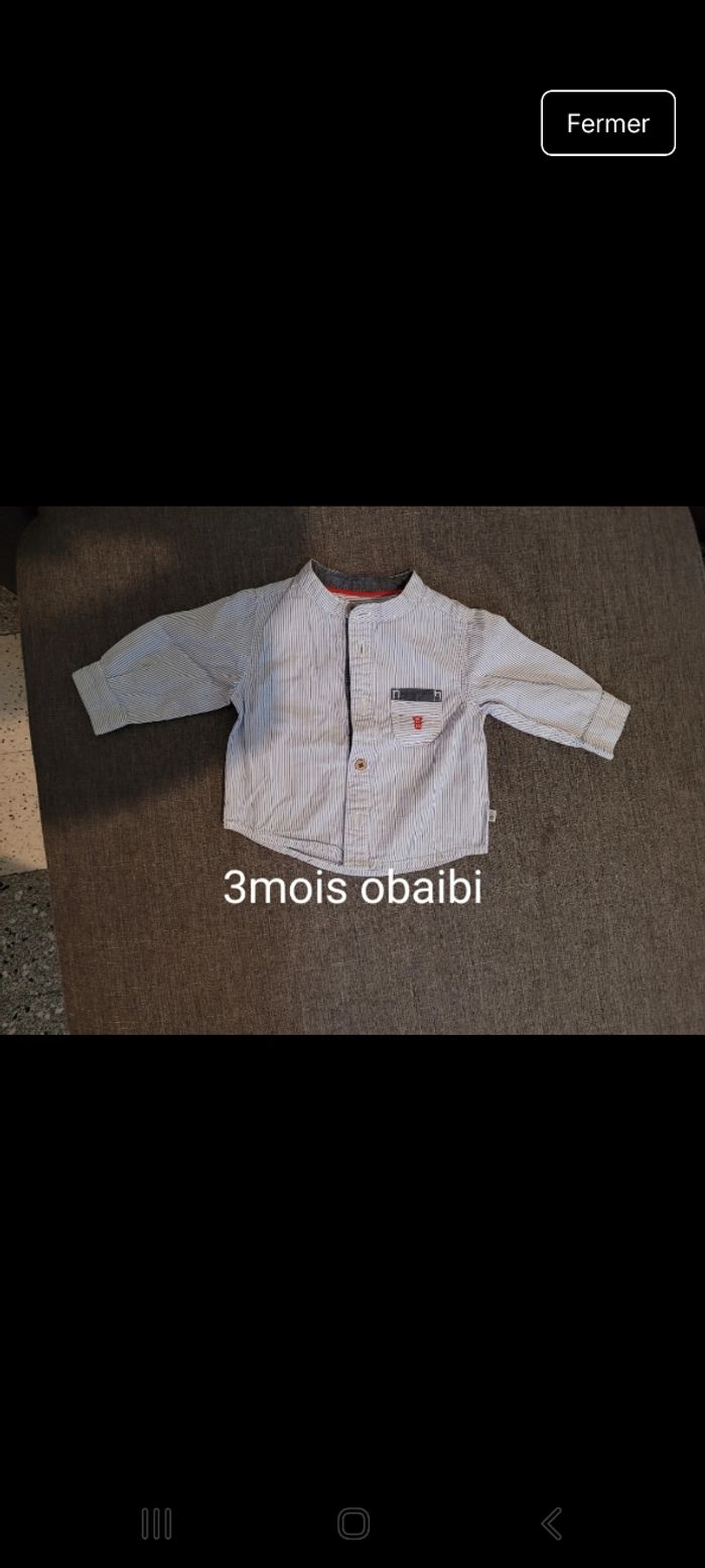 Chemise 3mois