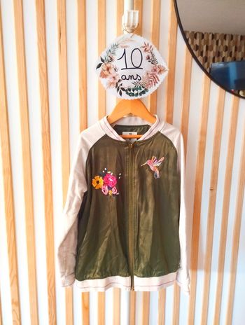 Veste kaki beige 10ans