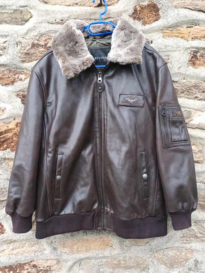 Blouson en cuir redskins