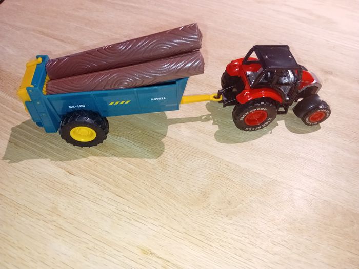 Tracteur avec remorque - Très bon état - photo numéro 2