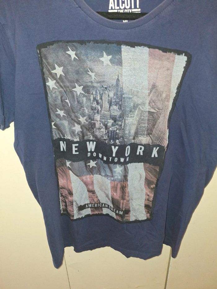 T-shirt bleu alcott the city XL - photo numéro 2