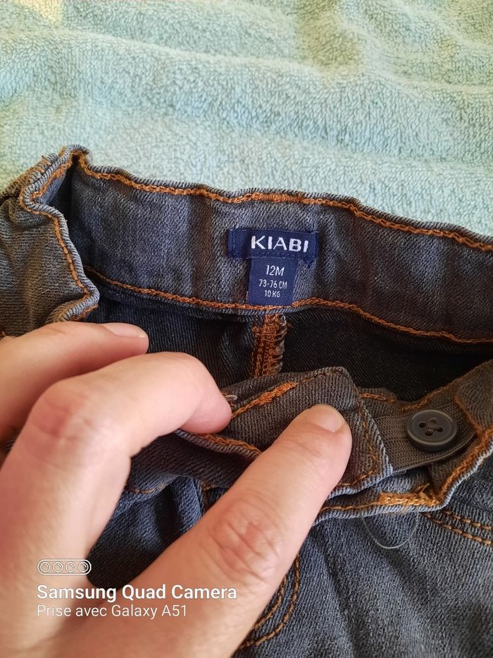 Jeans slim taille ajustable - photo numéro 2