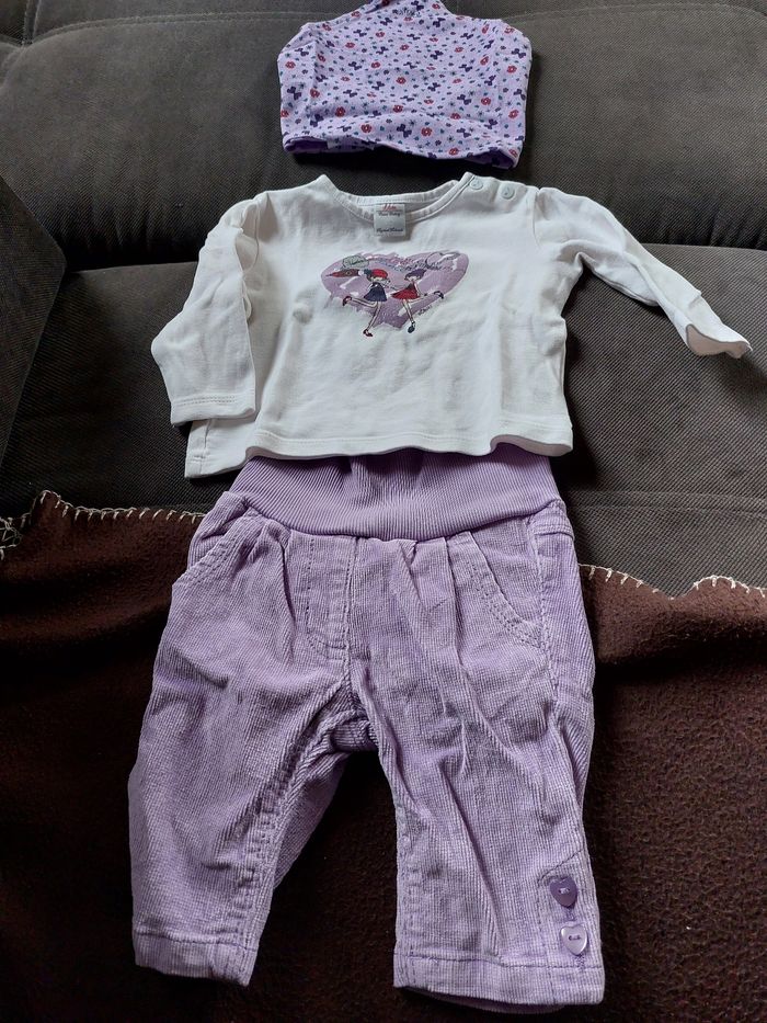 Ensemble fille 6mois