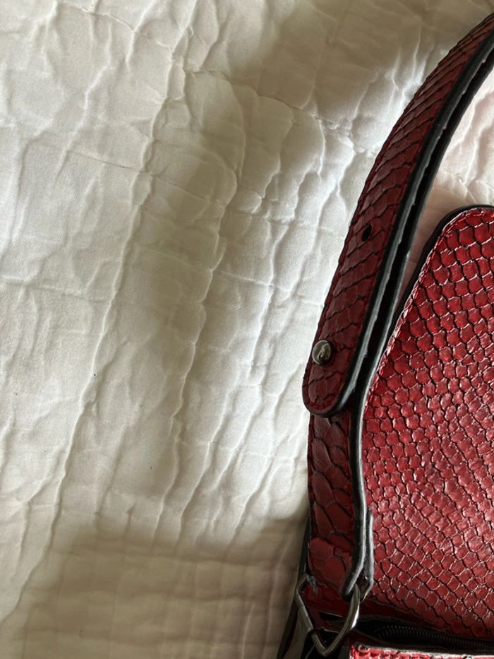 Sac baguette façon reptile - photo numéro 10
