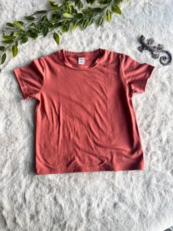 Teeshirt manche courte couleur unis en 4 ans