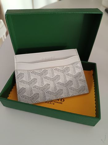 Porte carte goyard blanc