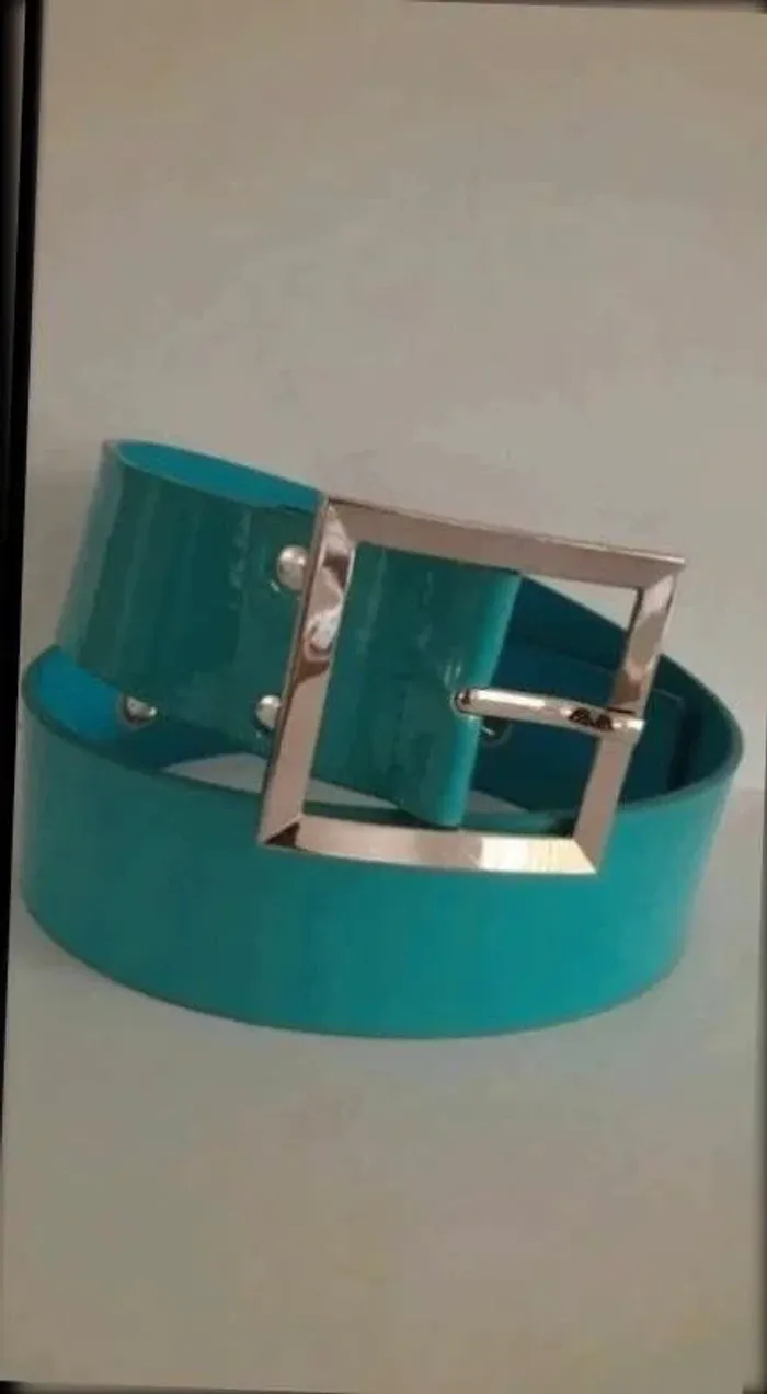 A ne pas rater ceinture bleu brillante 90 cm - photo numéro 3