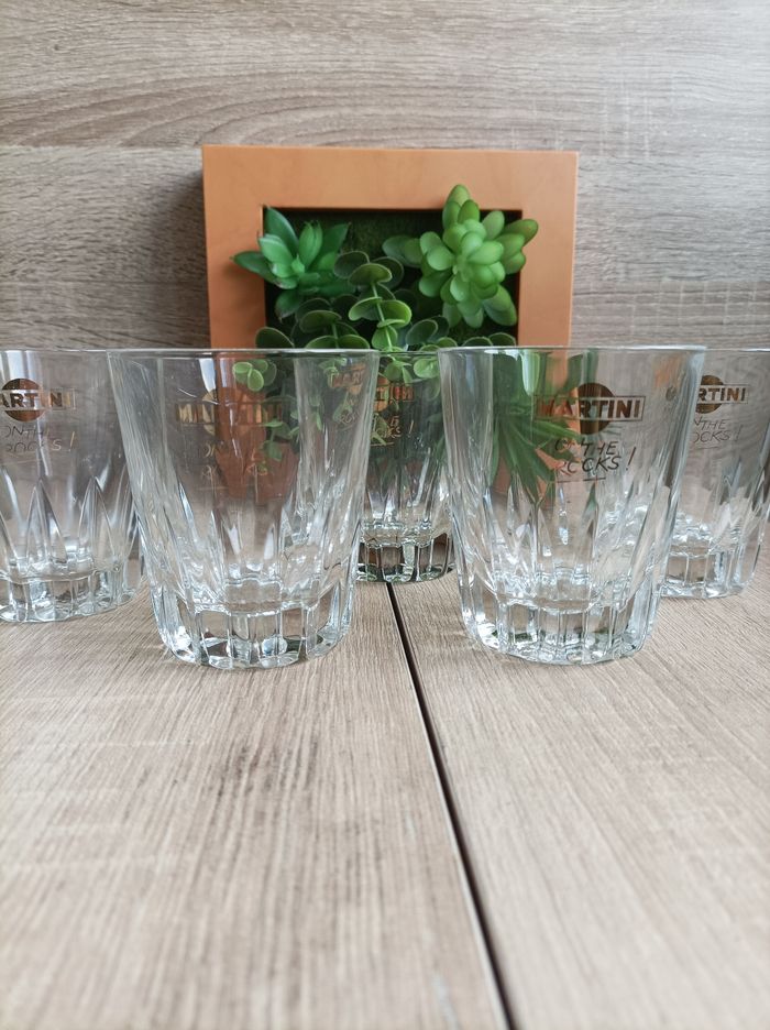 Lot 5 verres Martini - photo numéro 2