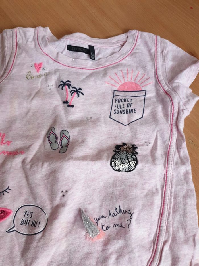 T-shirt ikks 6 ans - photo numéro 2
