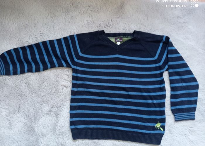 Pull rayé garçon, Sergent Major, taille 6 ans