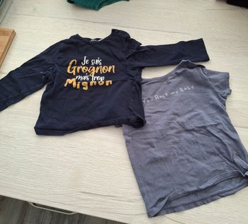 Lot T shirt garçon 24 mois