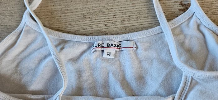 Débardeur gris très clair à bretelles, TQF, taille 14 ans - photo numéro 2