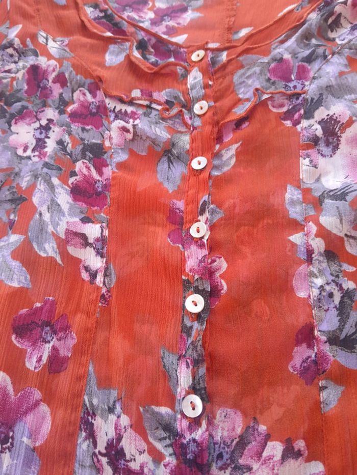 Robe légère mini en voile boutons en nacre Avalanche - photo numéro 7