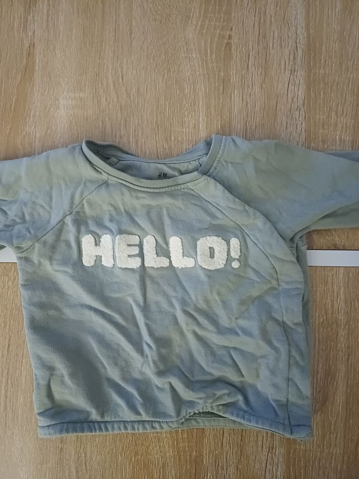 Sweat avec texte bébé 3 mois