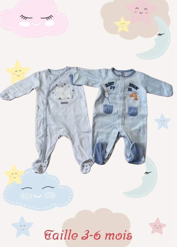 Lot de 11 pyjamas 3 mois - photo numéro 5