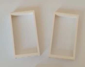 Encadrement de porte blanc lego 
