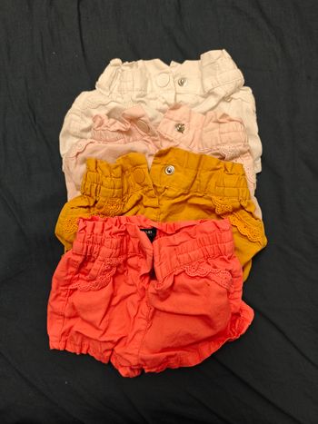 Short fille 3 mois