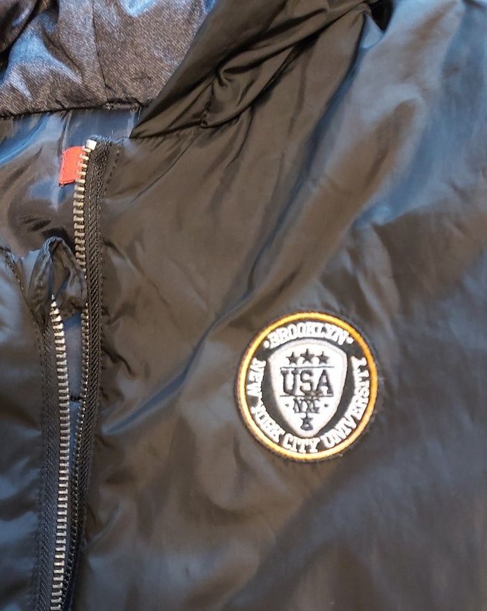 Blouson à capuche noir 12 ans - photo numéro 6