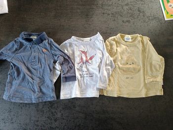 Lot de tee shirts manches longues