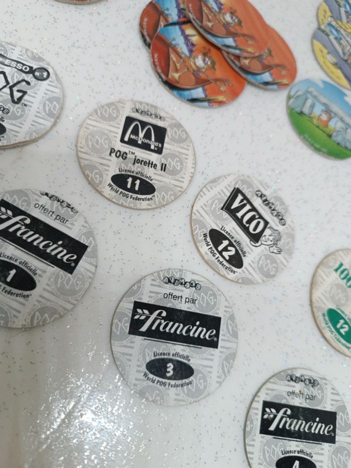 Pog Taz tazo animage Noël édition limitée Francine vico McDo Macdonald 5 12 4 3 11 1 34 2 3 1 6 - photo numéro 11