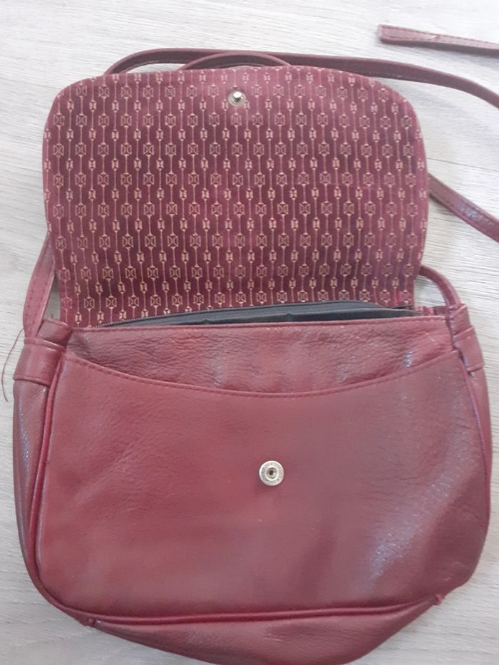 Sac à main bordeaux - photo numéro 2