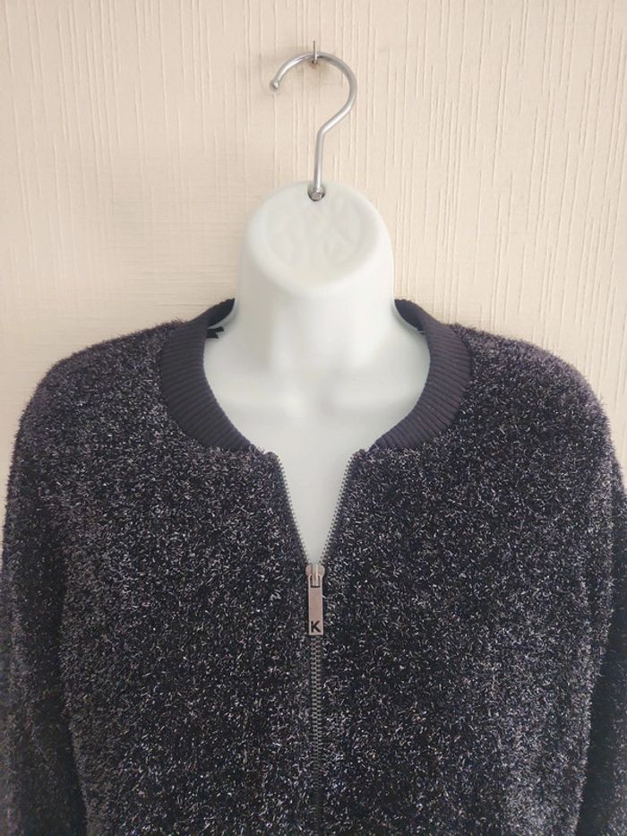 Jolie veste blouson Teddy noir Kookai S - photo numéro 3