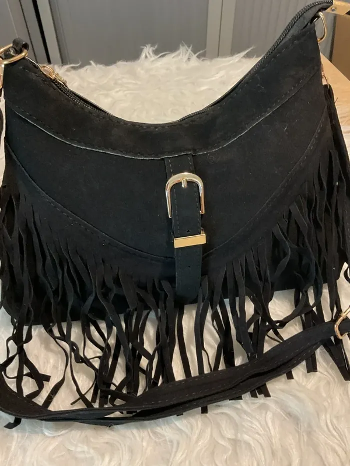 Sac à main à franges neuf - photo numéro 2