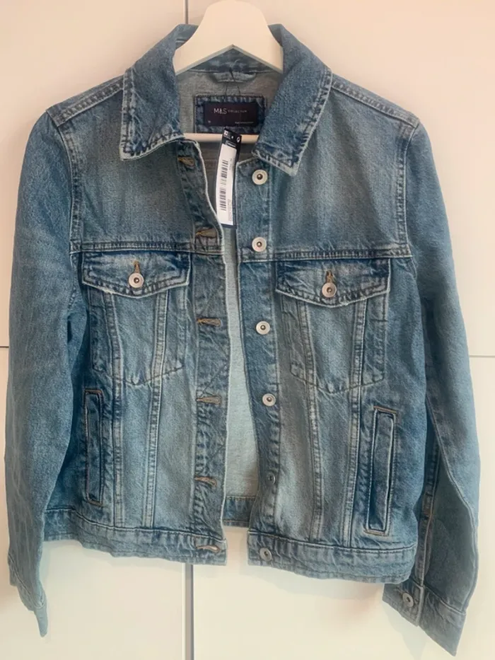 Veste en jean neuve M&S collection T/38 - photo numéro 3