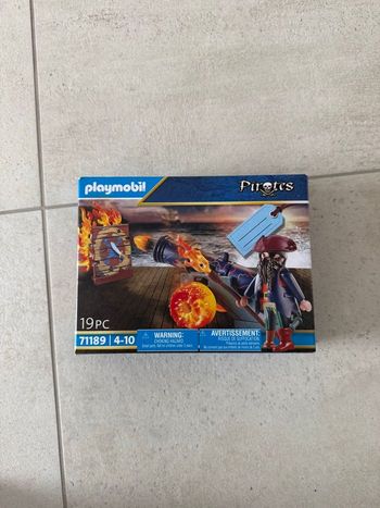 Playmobil 71189 pirates et canon de feu 