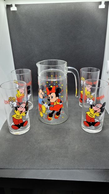 Ensemble à orangeade Mickey et Minnie  - Bex