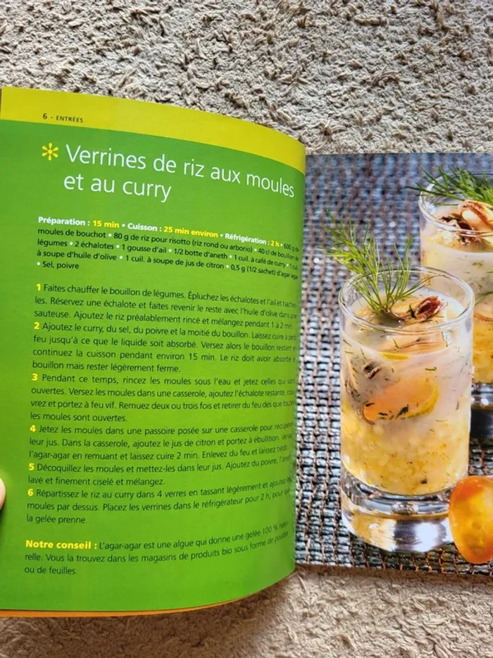 Lot de 2 livres de cuisine recettes de riz et réceptions à thème - photo numéro 15