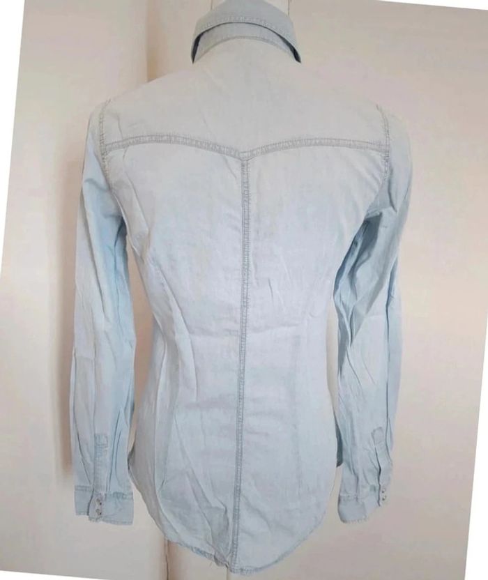 Chemise en jean Stradivarius - photo numéro 4