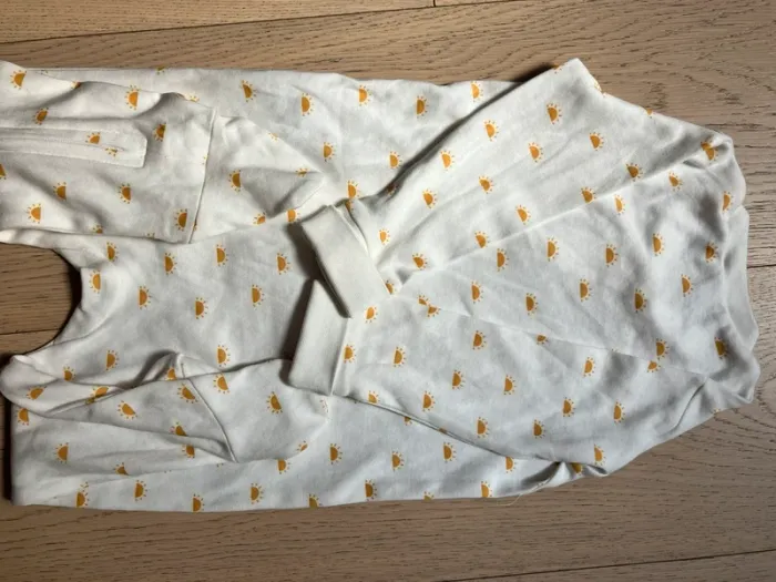 Lot de deux pyjamas/grenouillères en coton zippés 18 mois Zara - photo numéro 10