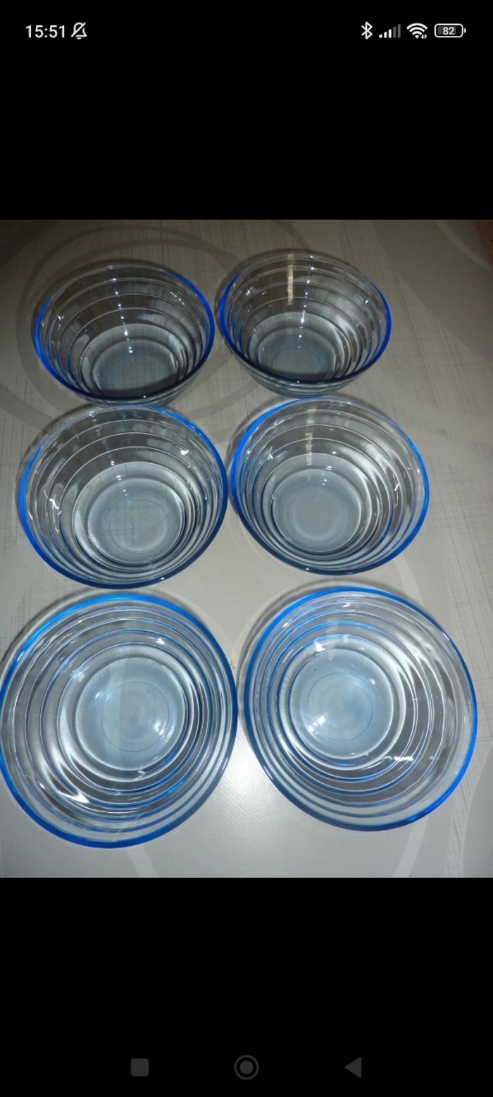 Lot de 6 coupelles à dessert