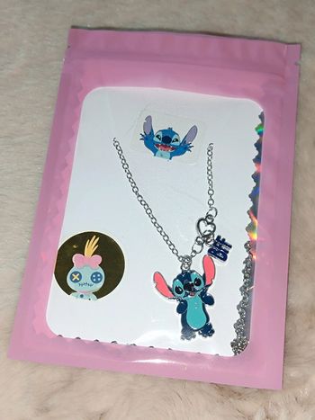 Collier acier inoxydable -BFF-Stitch💙🩵