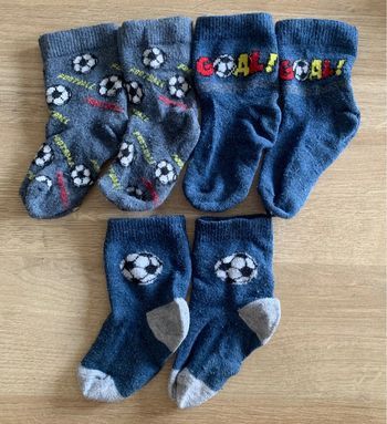 Lot de 3 paires de chaussettes football