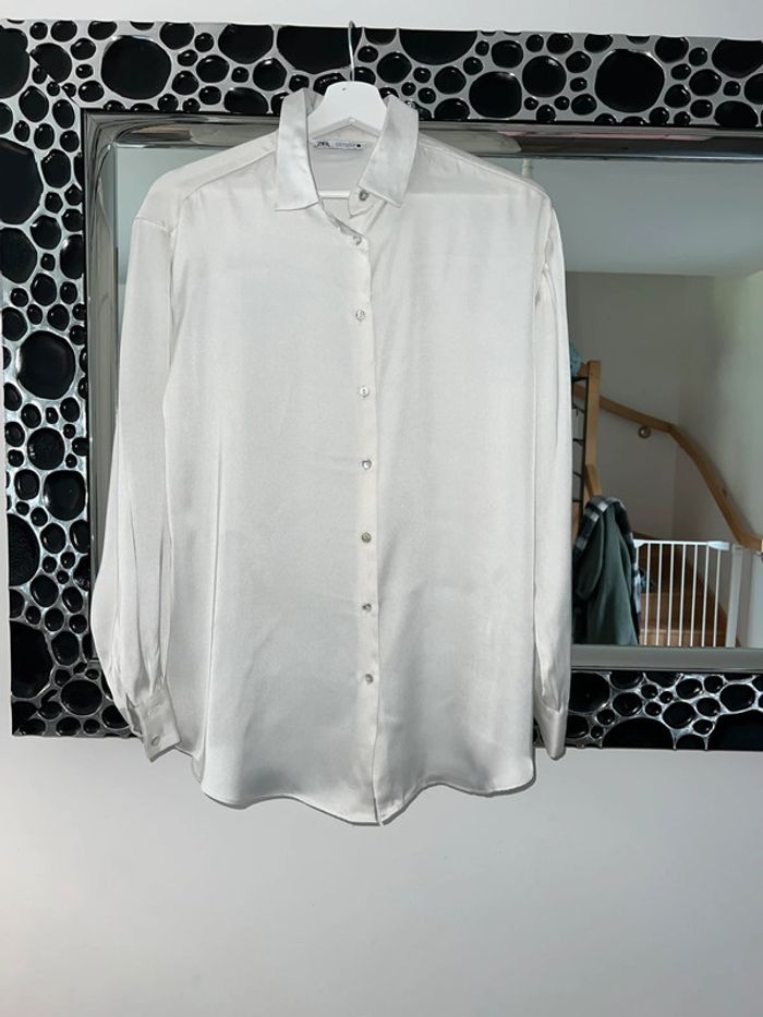 Chemise satin Zara 36 🌸