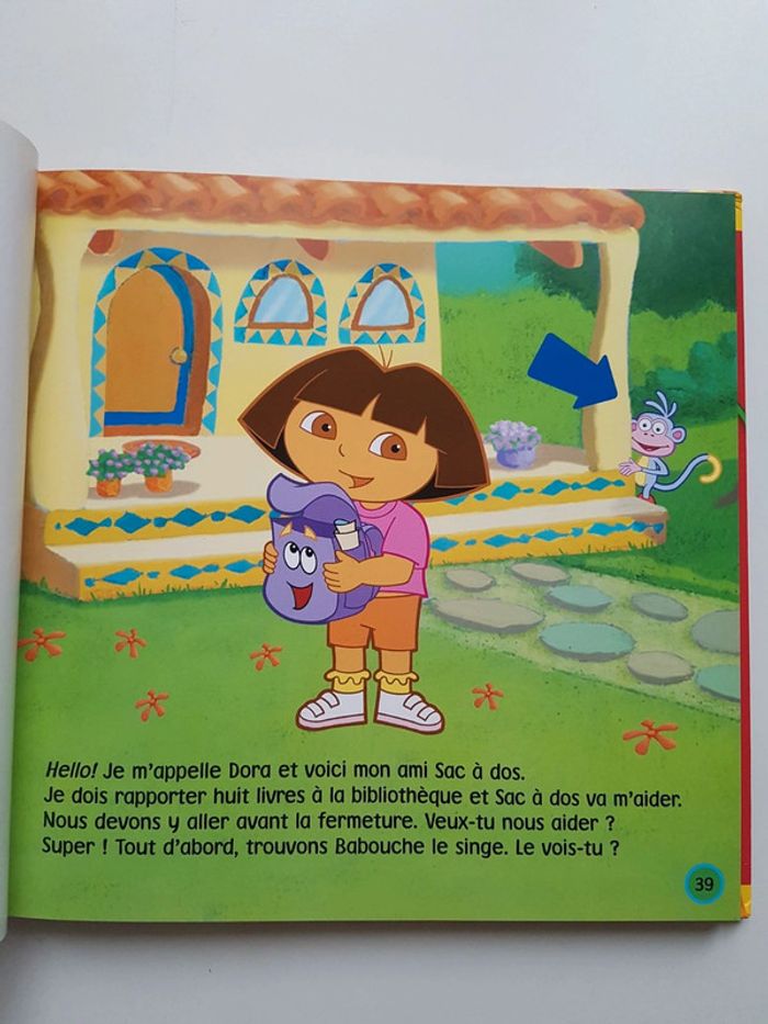 2 livres Dora L'exploratrice, figurine et aire de jeux - photo numéro 14