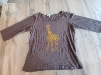 Blouse "Machin Chose" marron T.42