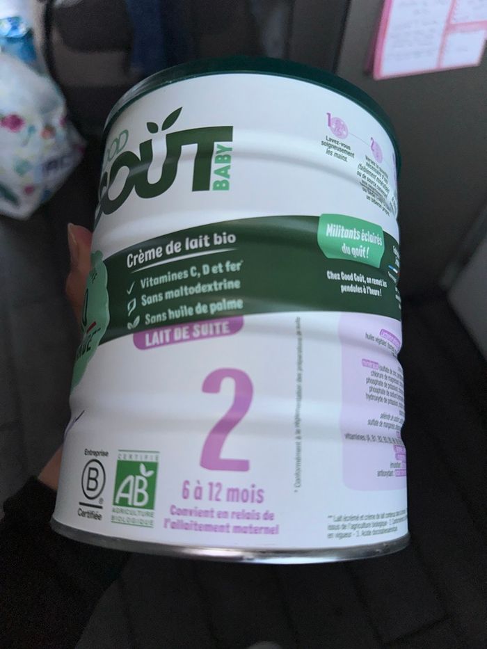 Lait 2ème âge - photo numéro 2