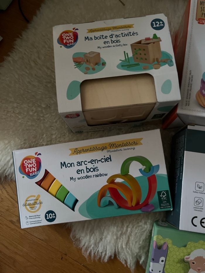 Lot jouets en bois premier âge - photo numéro 2