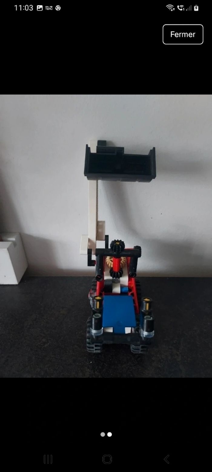 Lego tractopelle - photo numéro 2