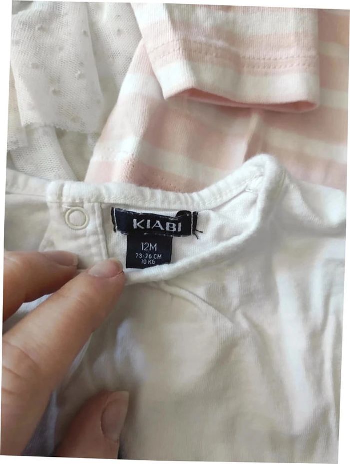 Lot 3 tee shirts manches longues 12mois - photo numéro 2