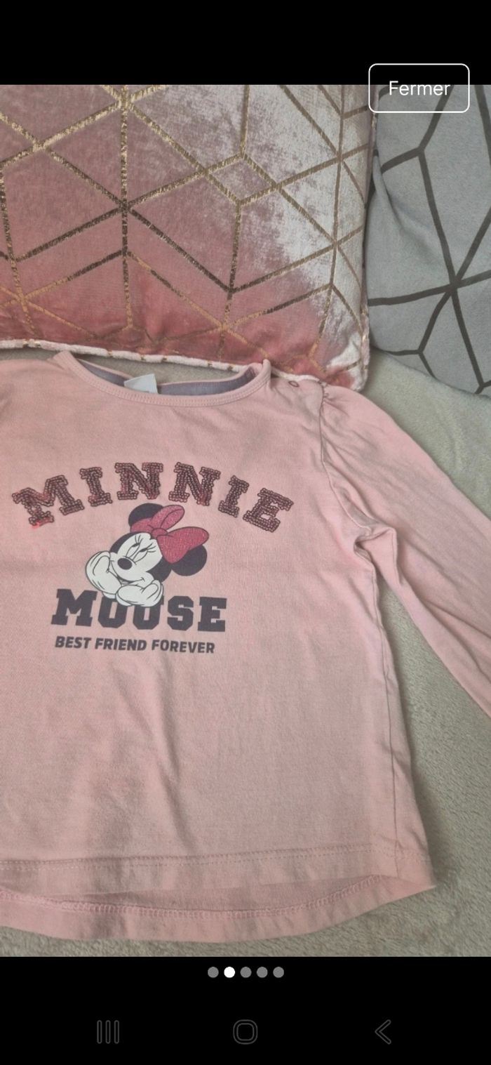 Tee-shirt minnie 36 mois - photo numéro 2