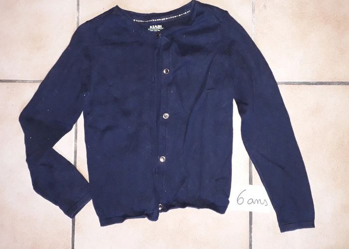 Veste à boutons 6 ans fille