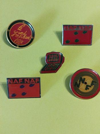 Pin's Naf Naf - Lot de 5