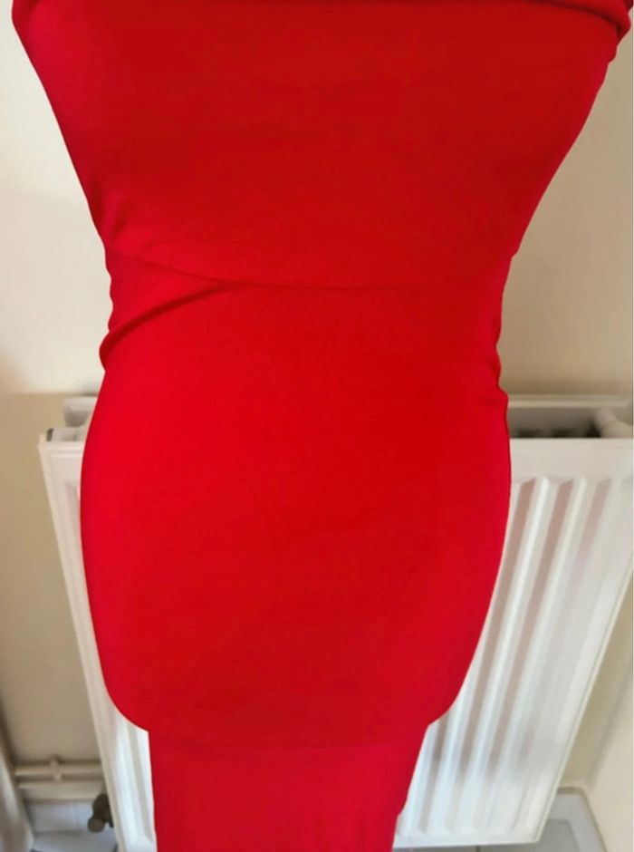 Robe à bretelles, rouge, Asos - photo numéro 3