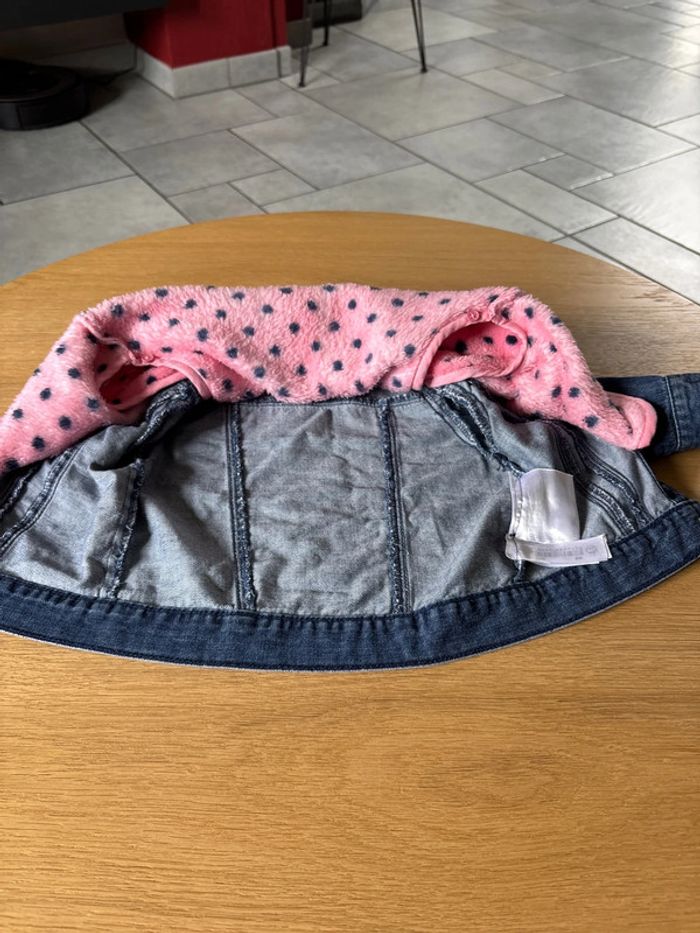 Veste en jean 9 mois fille comme neuve - photo numéro 4