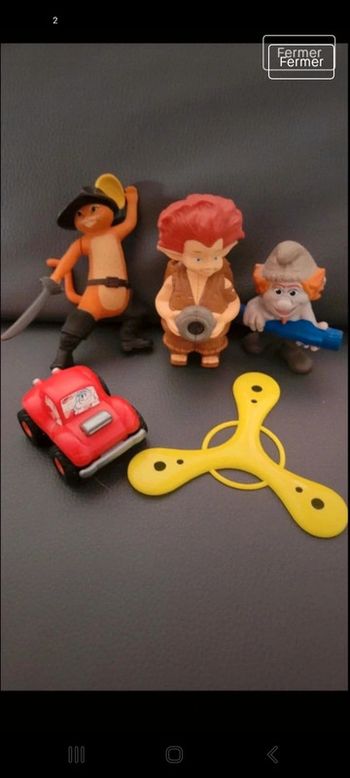 Lot de 5 jouets/figurines